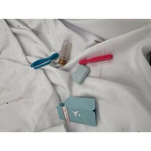 american girl doll small accessory Toothpaste Brush And Soap Boarding Pass Hotel
